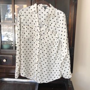Express White with Black Polkadot Portofino